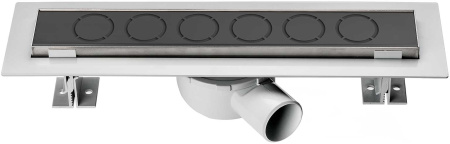 Душевой лоток Vincea Optima 60 SAY.601.60.B.M.S.NSNGH с Черной матовой решеткой
