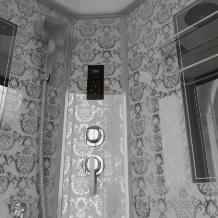 душевая кабина niagara luxe ng-7715w 90x90 с гидромассажем