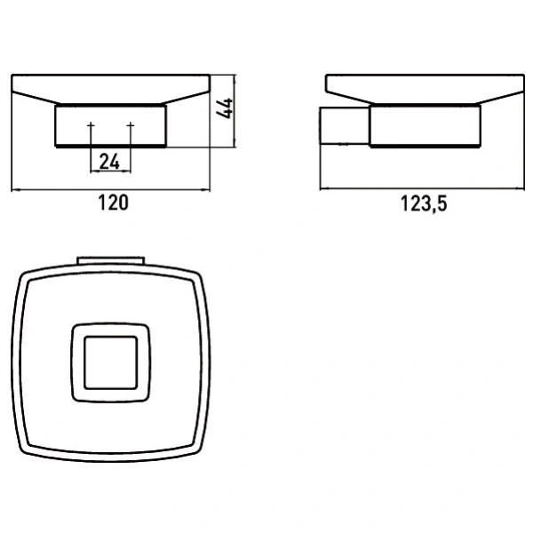Мыльница Emco Loft 0530 001 00 подвесная