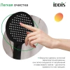 лейка для душа iddis esper esp3fbri18 круглая, черная матовая