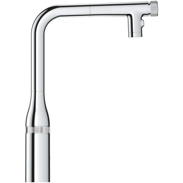 смеситель для кухни grohe essence smartcontrol 31892000 с выдвижным изливом, хром