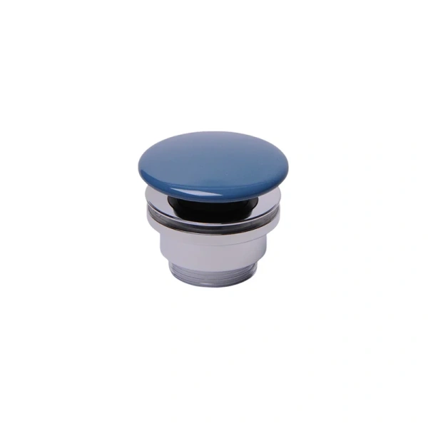 донный клапан plumberia selection ixo ceramica xo212bd для раковины, без перелива, глянцевый блу деним