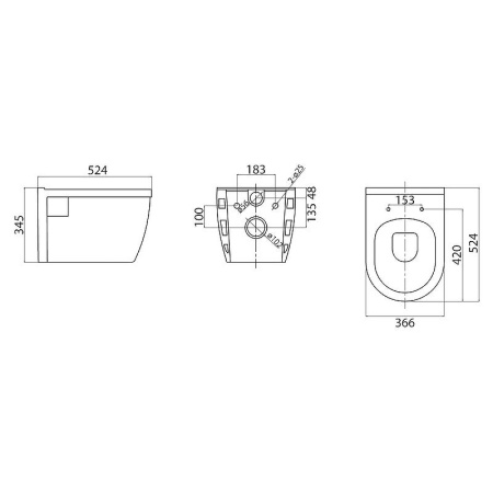 комплект унитаза с инсталляцией belbagno loto bb070chr/sc/bb002-80/bb014-sr-bianco с сиденьем микролифт и белой клавишей смыва