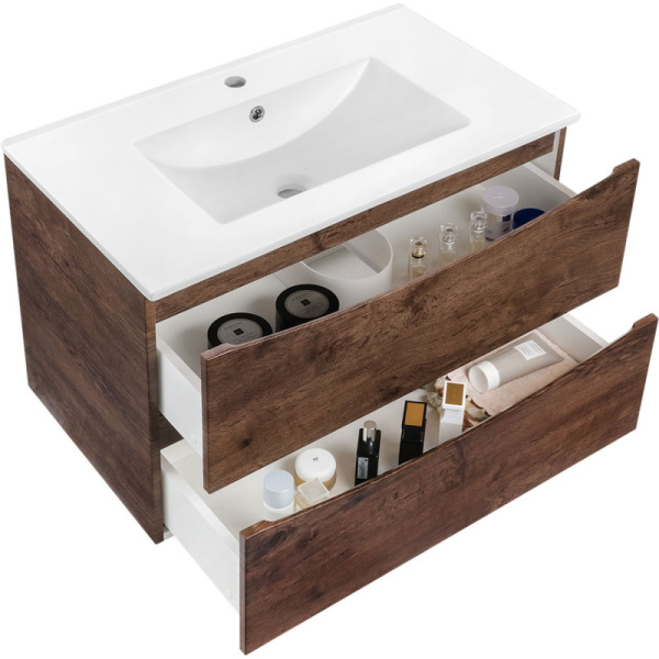 тумба темный дуб 80,7 см vincea mia vmc-2mc800rw