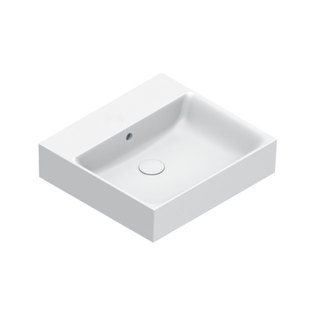 Раковина Catalano Premium 50x47см, без отв., белый матовый