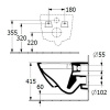 унитаз подвесной villeroy & boch subway 3.0 4670 t0 r1 безободковый