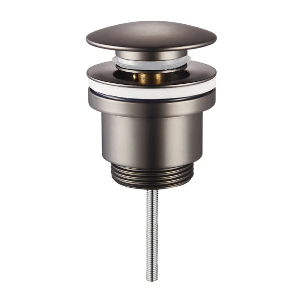 Донный клапан Raglo R600 R600.01.09 для раковины, без перелива, графит