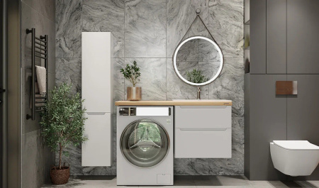 Зеркало Jorno Wood 60 Wood.02.60/ТК с подсветкой с бесконтактным выключателем