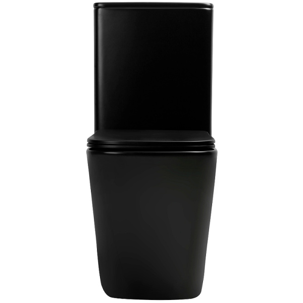 унитаз компакт abber recхhteck ac1210tmb черный матовый с бачком и сиденьем микролифт