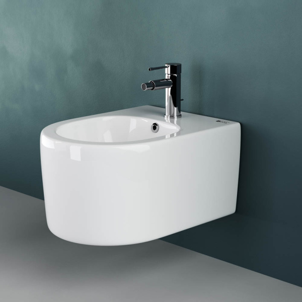 биде ceramicanova moments cn3004 подвесное, белое