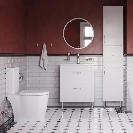 тумба с раковиной iddis oxford 60 oxf60w0i95k белая