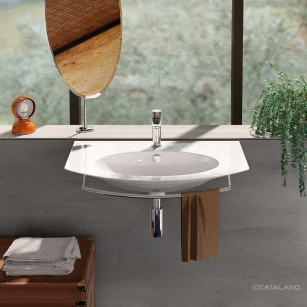 раковина подвесная 82 см catalano velis 182vl00