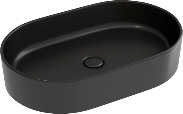 Раковина Ceramicanova Element CN6048MB накладная, 60.8x38.5 см, черная матовая