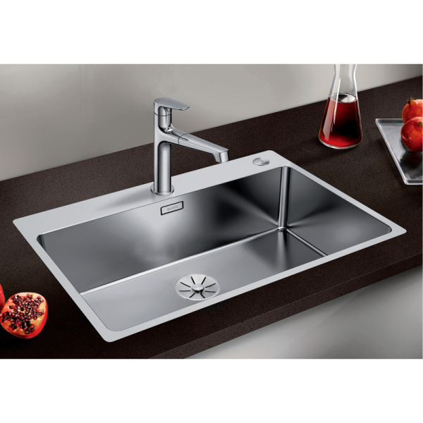 кухонная мойка blanco andano 700-if/a infino зеркальная полированная сталь 525246