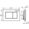 комплект подвесной унитаз aquame aqm2002pro + система инсталляции aquame aqm4002 + aqm0005 + aqm4102cr