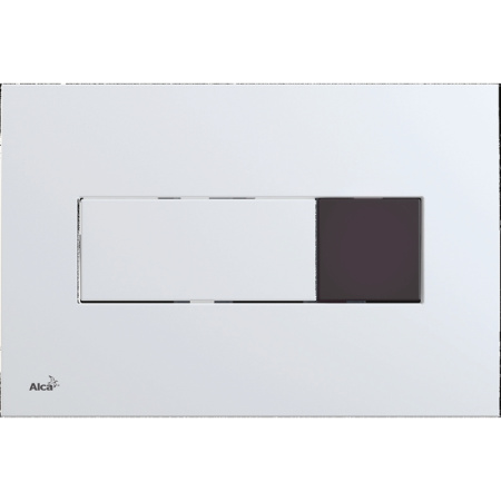 Кнопка для инсталляции AlcaPlast Sensor M370S сенсорная, подключение к сети, цвет белый