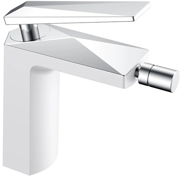 смеситель для биде boheme venturo 376-w белый хром