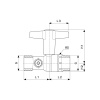 шаровой кран viega easytop 747008 ø3/4"