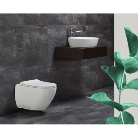 унитаз подвесной bewash bogen 88303201 безободковый, с сиденьем микролифт, цвет белый