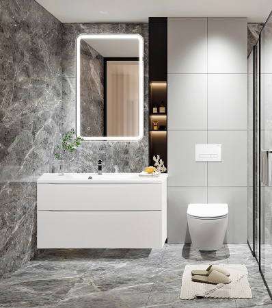 комплект унитаза с инсталляцией belbagno uno bb3105chr/sc/bb002-80/bb005-pr-chrome с сиденьем микролифт и клавишей смыва хром глянцевый.