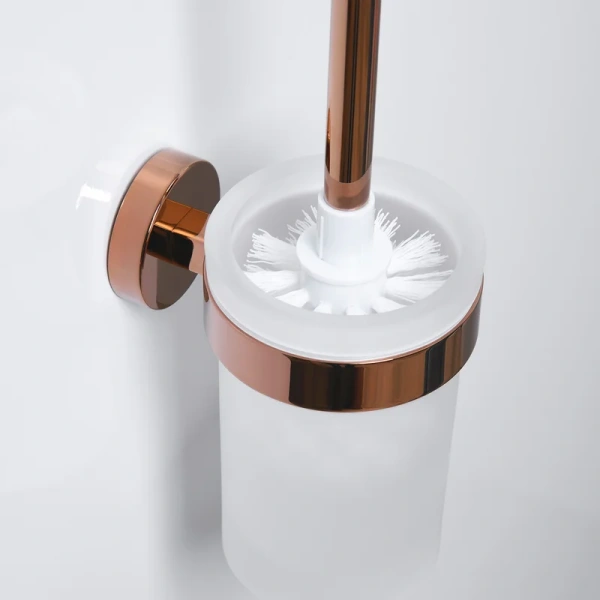 Ёршик для унитаза Wasserkraft Asphe 77727 розовое золото