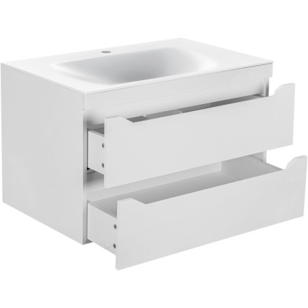 тумба белый глянец 79,9 см vincea fine vmc-2f800gw
