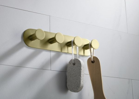 вешалка для полотенец timo saona 13015/17 золото матовое