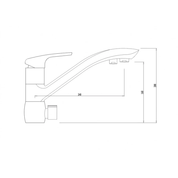 смеситель для кухни с фильтром kaiser venus 39066-7 + h851p00